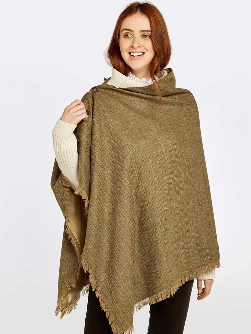 Dubarry Hazelwood Poncho Elm-1